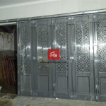 pintu garasi besi cutting laser