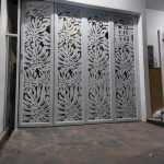 pintu garasi besi cutting laser