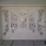 pintu garasi besi cutting laser