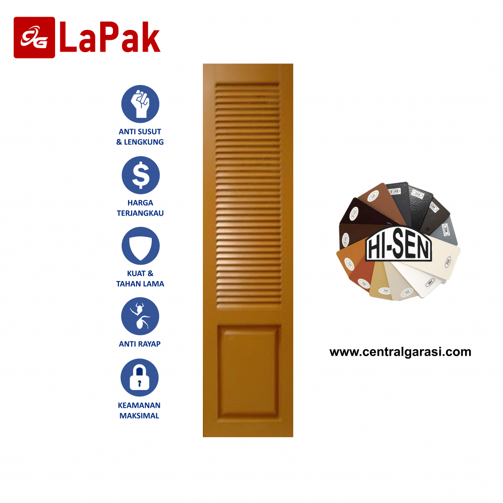 Model pintu garasi besi minimalis